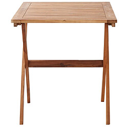 Avis Maison Chic Table de jardin | Table d'extérieur 110x67x74 cm Bois d'acacia massif -GKD46740