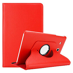 Cadorabo Coque Samsung Galaxy Tab E (9.6 Zoll) Etui en Rouge