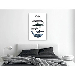 Artgeist Tableau - Whales (1 Part) Vertical [40x60]