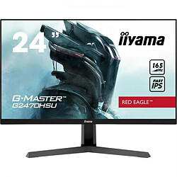 Ecran Ordinateur - Moniteur PC Gamer - IIYAMA G-Master Red Eagle G2470HSU-B1 - 23,8 FHD - Dalle IPS - 0,8 ms - 165 Hz - HDMI / DisplayPort - FreeSync