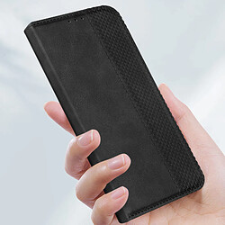 Acheter Avizar Étui pour Motorola Moto G84 Portefeuille Motif Damier Collection Geo Noir