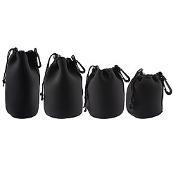 Wewoo Housse Coque 4 PCS Neoprene SLR Camera Bag Lens Carrying Sac pochette avec mousquetonTaille 10x22cm10x14cm10x18cm8x10cm