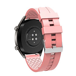 Bracelet en silicone 22mm rose pour votre Huawei Watch GT