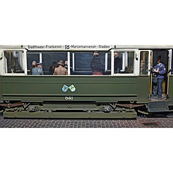 Avis Mini Art Maquette Train European Tramcar (strabenbahn Triebwagen 641) W/crew & Passengers