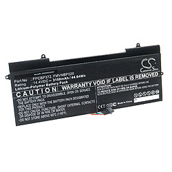 vhbw Batterie compatible avec Fujitsu Lifebook U77 ordinateur portable Notebook (3100mAh, 14,4V, Li-polymère)