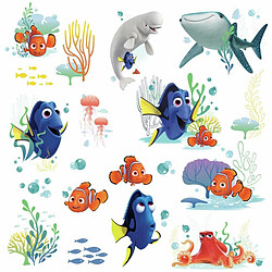 Thedecofactory DISNEY LE MONDE DE DORY - Stickers repositionnables Le Monde de Dory, film d'animation Disney