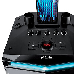 Enceinte active Pickering Solo-Array-400W/ H90 cm - EFFECT LIGHT-AUX/USB/BT/TWS + 1 Micro+1 MICRO SANS FILS boomer 20 cm /