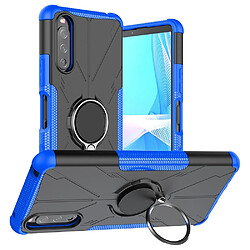 Coque en TPU anti-chocs avec béquille pour votre Sony Xperia 10 III 5G/10 III Lite - bleu