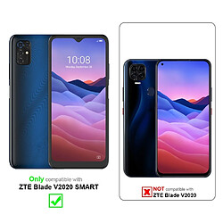 Cadorabo Coque ZTE Blade V2020 SMART Etui en Brun