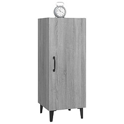 Acheter vidaXL Buffet Sonoma gris 34,5x34x90 cm Bois d'ingénierie