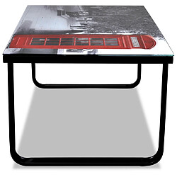 Acheter Helloshop26 Table basse de salon design verre Londres 90 x 45 cm noir 0902030