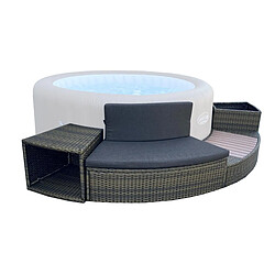 Avis Ensemble mobilier 4 modules pour spa gonflable Lay-Z-Spa rond 180 cm - Bestway