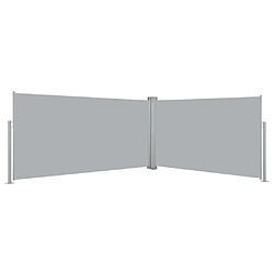 vidaXL Auvent latéral rétractable 160x600 cm Gris