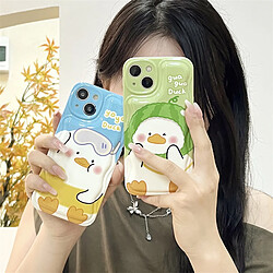 GUPBOO Étui pour iPhone13ProMax Salute Lunettes de soleil Duck Cute Phone Case Drop Resistant