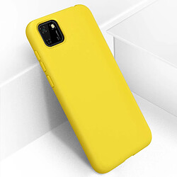 Avizar Coque Huawei Y5p Silicone Semi-rigide Finition Soft Touch Jaune