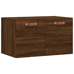 vidaXL Armoire murale Chêne marron 60x36,5x35 cm Bois d'ingénierie