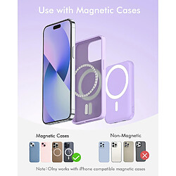 SANAG Batterie Externe Avec Mag-Safe, 5000Mah Batterie Externe Induction, Mini Power Bank Magnetique Sans Fil 20W Pd Charge Rapide Avec Type-C Pour Iphone16/15/14/13/12/Plus/Pro/ /Mini-Violet