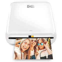 Kodak Step Imprimante Photo Instantanée Zink Zero Ink 10 MP Bluetooth NFC Lithium-ion Blanc