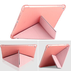 Avis Wewoo Smart Cover Coque de protection TPU antichoc multi-rabattable pour iPad 9.7 2018 / 9.7 2017 / air / air2avec support et fente stylo or