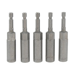 5 pièces foret douille écrou pilote ensemble adaptateur adaptateur tige hexagonale 10mm