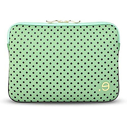 be.ez Housse de Protection pour MacBook Pro 12" La Robe Dots E Vert