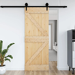 vidaXL Porte NARVIK 70x210 cm bois massif de pin