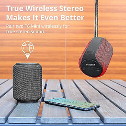 Acheter Universal Haut-parleur YH-Bluetooth 5.0, Tronsmart T6 Mini 15W Conférencier portable, temps de lecture de 24 heures, IPX6 imperméable (rouge)