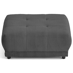 Acheter Lisa Design Amadora - pouf en velours côtelé