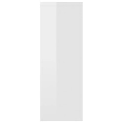 Acheter vidaXL Étagère murale Blanc brillant 45,1x16x45,1 cm Bois d’ingénierie