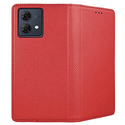 Acheter Htdmobiles Housse pour Motorola Moto G84 5G - etui coque pochette portefeuille + film ecran - ROUGE MAGNET