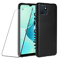 Htdmobiles Coque pour Wiko T10 - housse etui silicone gel fine + film ecran - NOIR