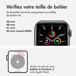 Acheter Sport Band pour Apple Watch Series 1 á 9 / SE (38/40/41 mm) | Series 10 (42 mm) - Blue Fog