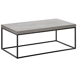 Beliani Table basse MDF Gris clair DELANO