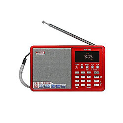 Universal Radio FM / AM MP3 Player Recorder (Red)