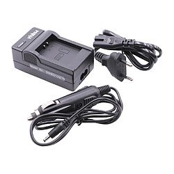 Vhbw Chargeur, inclu chargeur allume-cigare pour batterie NB-11L pour Canon Digital Ixus 125HS 132 135 240HS Ixy 220F 420F etc... remplace CB-2LDE