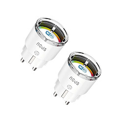 Pack de 2 Prises Intelligentes Wifi - NOUS-A1-2 - NOUS 