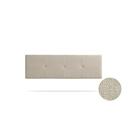 Tête de Lit Tapisée ALTEA Aqualine - 130 x 50 cm - Beige Toast - Moonia 