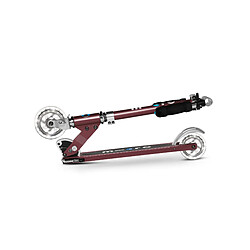 Trottinette enfant Micro Sprite Rouge Automne roues LED pas cher