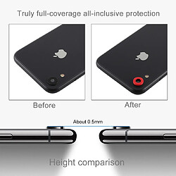 Acheter Wewoo Couvercle de bague de protection d'objectif d'appareil photo arrière avec broche d'éjection pour iPhone XR rouge