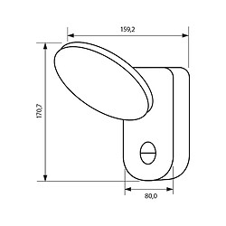 Acheter Lampe LED 15W applique moderne détecteur de mouvement IP65 blanc 360° lumière réglable jardin porte d'entrée 230V