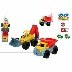 Color Baby Set de jouets de plage Colorbaby 26 cm Pelleteuse Camion 2 Pièces