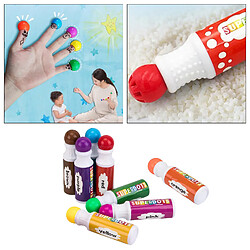 8 couleurs Lavable Marqueurs Dot, Bingo Dabbers pour Enfants et Les Tout-petits, non-Toxique et à Base D'eau Bingo Marqueur Parfait pour Enfants D'âge pas cher