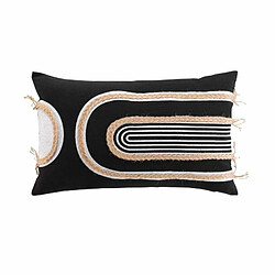 Paris Prix Coussin Déco Imprimé Milazzo 30x50cm Noir