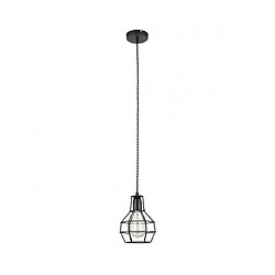 Luminaire Center Suspension industrielle et rétro Constantin Noir