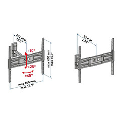 Meliconi CME ER400 139,7 cm (55') Noir