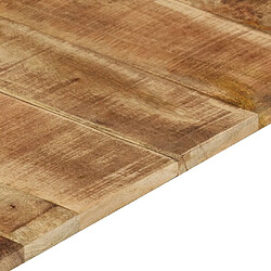 Acheter vidaXL Dessus de table 120x60x(1,5-1,6) cm Bois de manguier brut