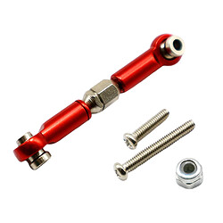 Avis Tringlerie Servo De Tige De Direction D'alliage D'aluminium Pour La Voiture De JJRC WPL 1/12 RC Rouge