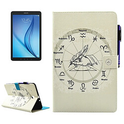 Wewoo Housse Étui pour Samsung Galaxy Tab E 9.6 / T560 Douze Constellations Motif Horizontal en cuir Flip avec support & Portefeuille & Slots de cartes Sleep / Wake-up Fonction & Pen Slot