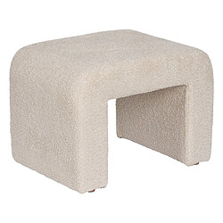 BigBuy Home Pouf Beige Polyester 67 X 48 X 47 CM