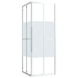 vidaXL Cabine de douche ESG 80x80x180 cm